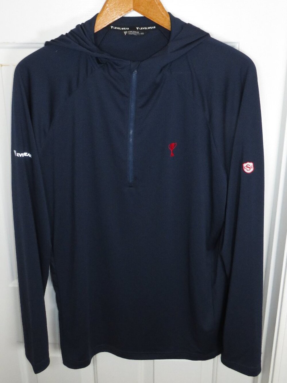 Levelwear 1/4 Zip Performance Hoodie Country Club of the South Trophy Size XL